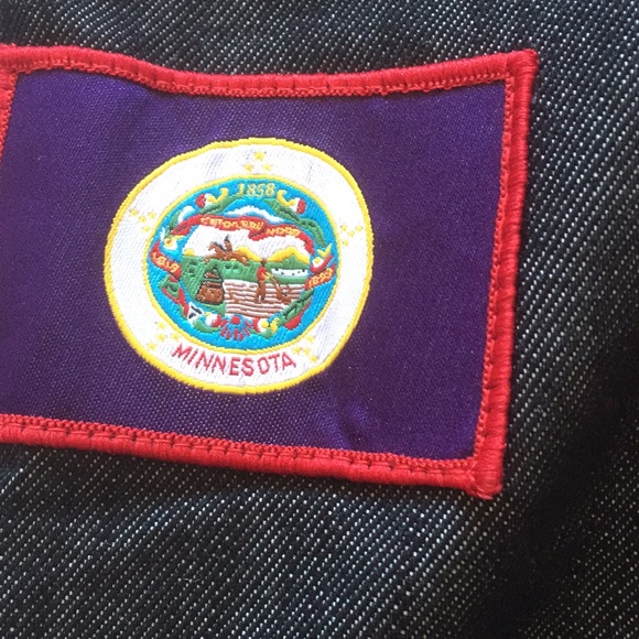 Staple Pigeon Patch Denim Overshirt size M - Picture 7 of 7